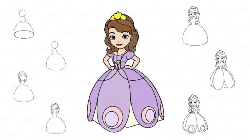 Как рисовать Принцессу