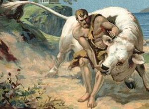 Критский бык (7 подвиг Геракла) - читать миф и легенду полностью, 12 подвигов Геракла