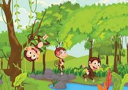 Рассказ Глупые обезьянки читать онлайн полностью, Чарушин Е. И. для детей