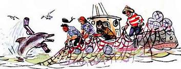 Сказка Подводные береты читать онлайн полностью, Эдуард Успенский для детей